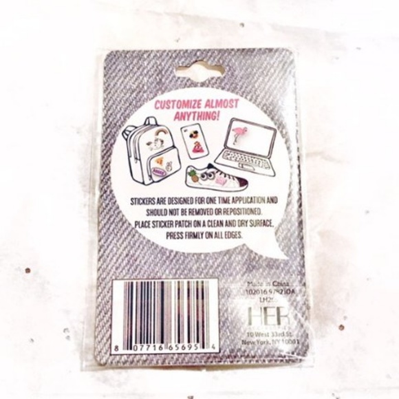 NWT Mermaid Blue/Silver Glitter Stick-On Patch - Picture 3 of 3